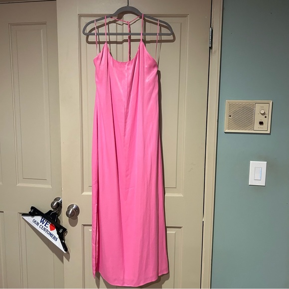 NWT Something Navy Silky Essential Slip Dress - Picture 2 of 15